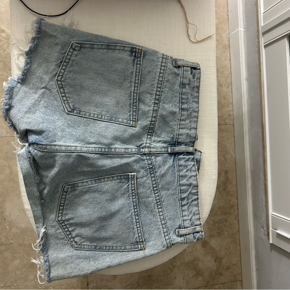 Adika Light Blue Jean Shorts